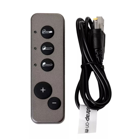 Страпон безремневой Vibrating Strap-on-me XL