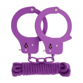 Набор для фиксации BondX Metal Cuffs & Love Rope