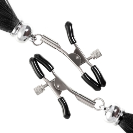 Зажимы на соски «Прищепки» с кисточками из шелка